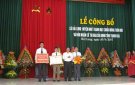 Xã Hải Long đón nhận Quyết định xã đạt chuẩn nông thôn mới